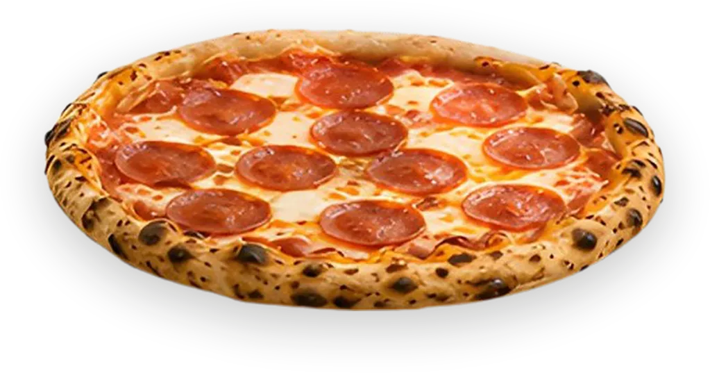 Pepperoni pizzoni with salami
